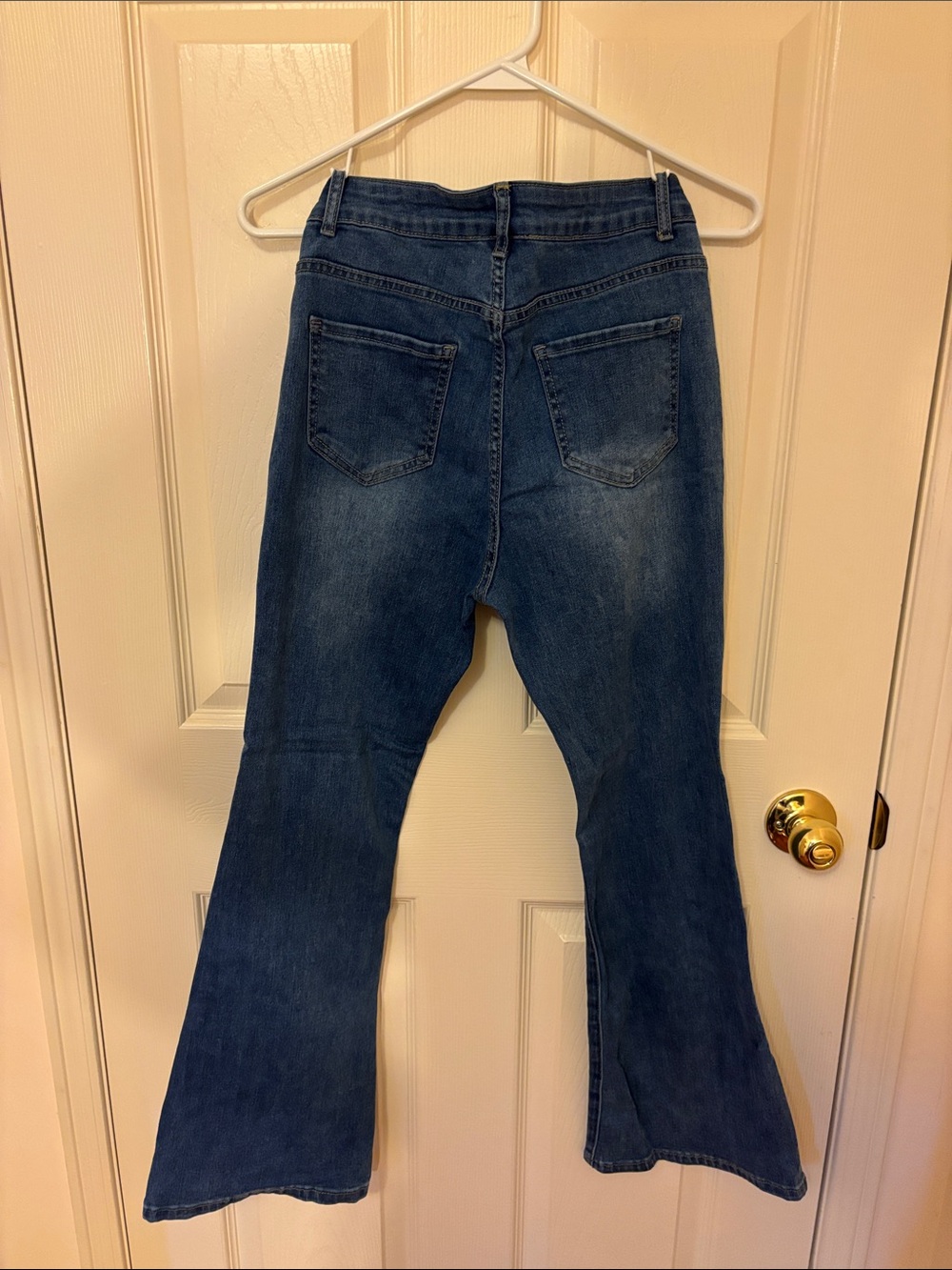 Women's Dark Blue Flare Jeans